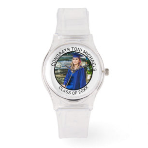 Grad Photo Watch - Personalised Custom Gift