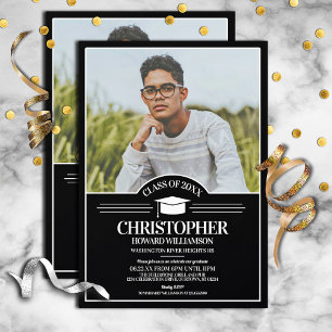 Grad Portrait Photo Template Graduation Party