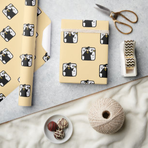 Grad Receiving Diploma Graduation Wrapping Paper