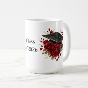 Grad Red Roses Coffee Mug