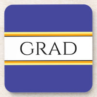 GRAD Sporty Deep Blue Orange White Racing Stripes