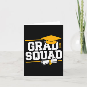 Grad Squad Cl Of 2025 Graduation Card