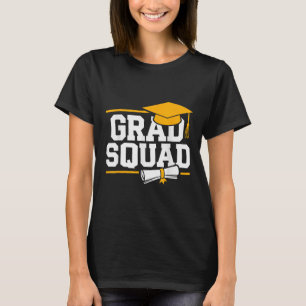 Grad Squad Cl Of 2025 Graduation T-Shirt