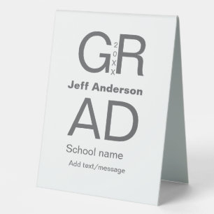 Grad typography modern graduation simple minimal c