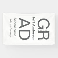 Grad typography modern graduation simple minimal c