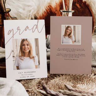 Grad Underlay   Photo Graduation Announcement