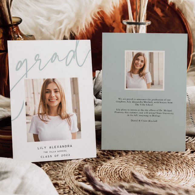 Grad Underlay | Photo Graduation Announcement (Creator Uploaded)