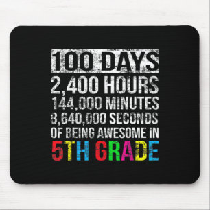 Grade 100 Day Countdown 100 Days Of School Gifts T Mouse Mat