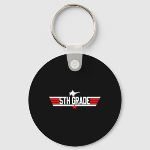 Grade 5th Fifth Grade Back To School First Day Boy Key Ring