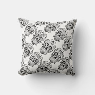 Grade A Cotton Throw Pillow 20x20/Skulls
