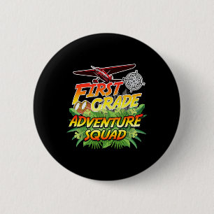 Grade Adventure Squad - Safari Theme Teacher Team 6 Cm Round Badge