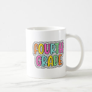 Grade Back To School Dalmatian Dots Teacher Studen Coffee Mug