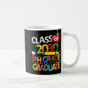 Grade Graduate Cl Of 2030 Last Day Of School Boy G Coffee Mug