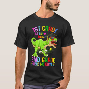 Grade Graduation T-rex Last Day Of School 1st Grad T-Shirt