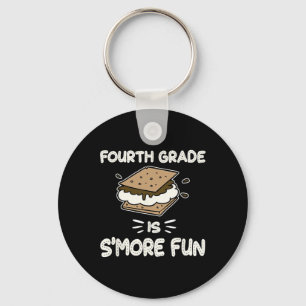 Grade Is S'more Fun Back To School Teacher Kids Key Ring