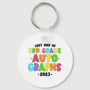 Grade Last Day Of School Autographs Key Ring