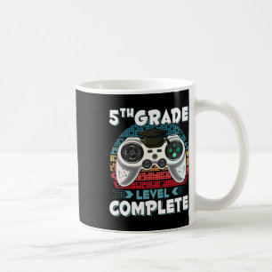 Grade Level Complete Gamer 5th Grade Graduation Gi Coffee Mug