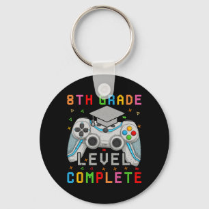 Grade Level Complete Gamer Cl Of 2024 Graduation Key Ring