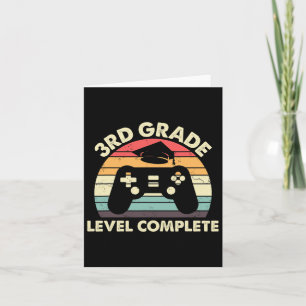 Grade Level Complete Graduation Gift For Gamer 1  Card