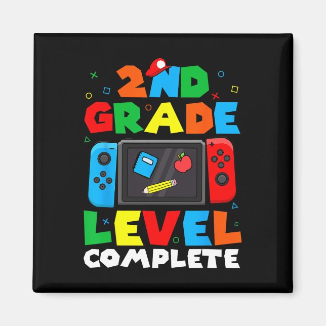 Grade Level Complete Video Game Last Day Of School Magnet (Front)