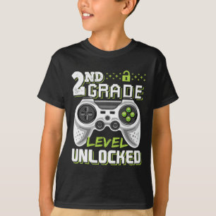 Grade Level Unlocked Video Game Back To School Gam T-Shirt