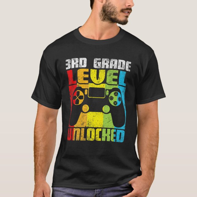 Grade Level Unlocked Video Game T-Shirt (Front)