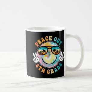 Grade Peace Out School 2024 Last Day Of School Sum Coffee Mug