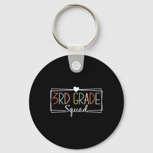 Grade Squad Teachers Kids 3rd Grade Back To School Key Ring