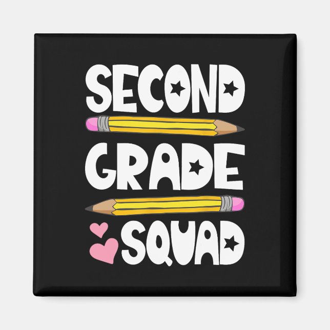 Grade Squad Team Back To School Teacher Student Ki Magnet (Front)