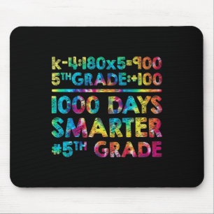Grade Teacher 1000 Days Smarter 100 Days Of School Mouse Mat