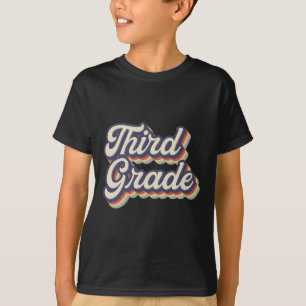Grade Teacher Retro Vintage 3rd Grade Teacher Team T-Shirt
