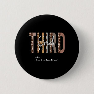 Grade Team Hello Back To School Appreciation Leopa 6 Cm Round Badge