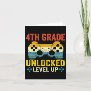 Grade Unlocked Level Up Video Game Back To School Card