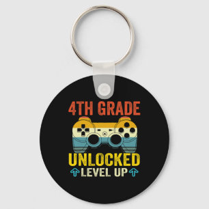 Grade Unlocked Level Up Video Game Back To School Key Ring