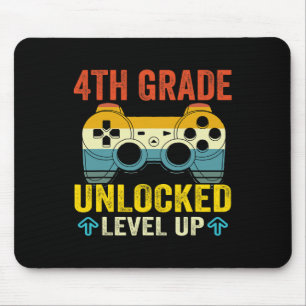 Grade Unlocked Level Up Video Game Back To School Mouse Mat