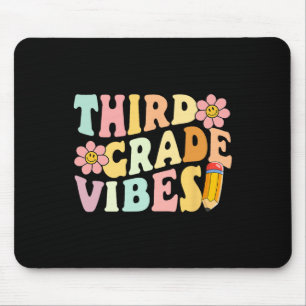Grade Vibes 3rd Grade 1st Day Of School Teacher Ki Mouse Mat
