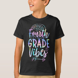 Grade Vibes Back To School Tie Dye Teachers Studen T-Shirt