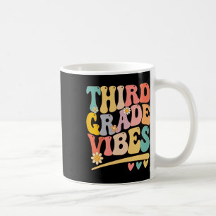 Grade Vibes For Girls Boys 3rd Grade Teacher Coffee Mug