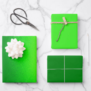 Gradent Green Design Wrapping Paper Sheet