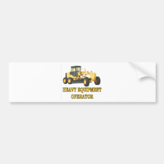 GRADER BUMPER STICKER