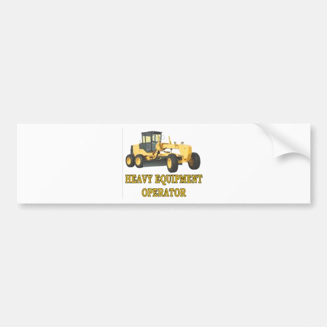GRADER BUMPER STICKER (Front)