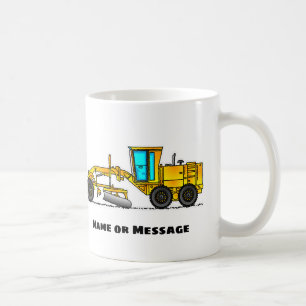 Grader Mug, Construction Mugs, Transportation Coffee Mug