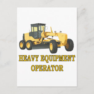 GRADER POSTCARD