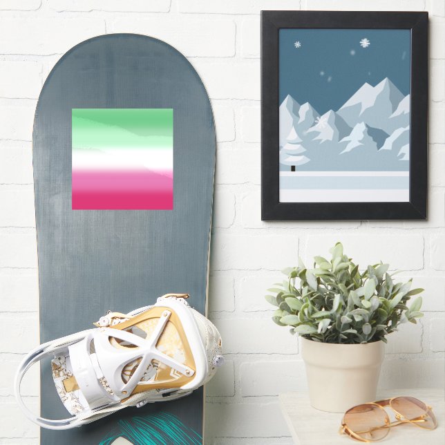 Gradient Abrosexual Pride Flag (Snowboard)