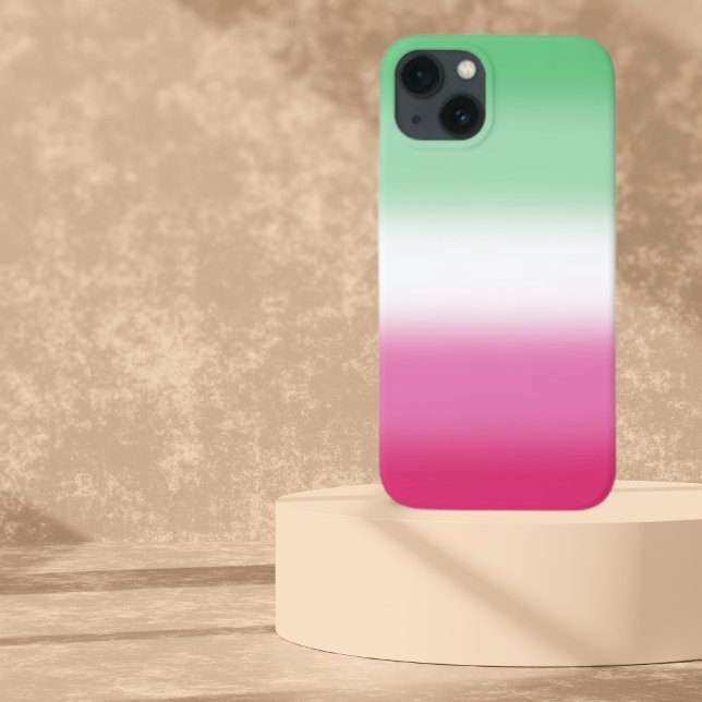 Gradient Abrosexual Pride Flag with Name/Monogram Case-Mate iPhone Case (Creator Uploaded)