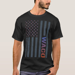 Gradient American Flag Waco T-Shirt
