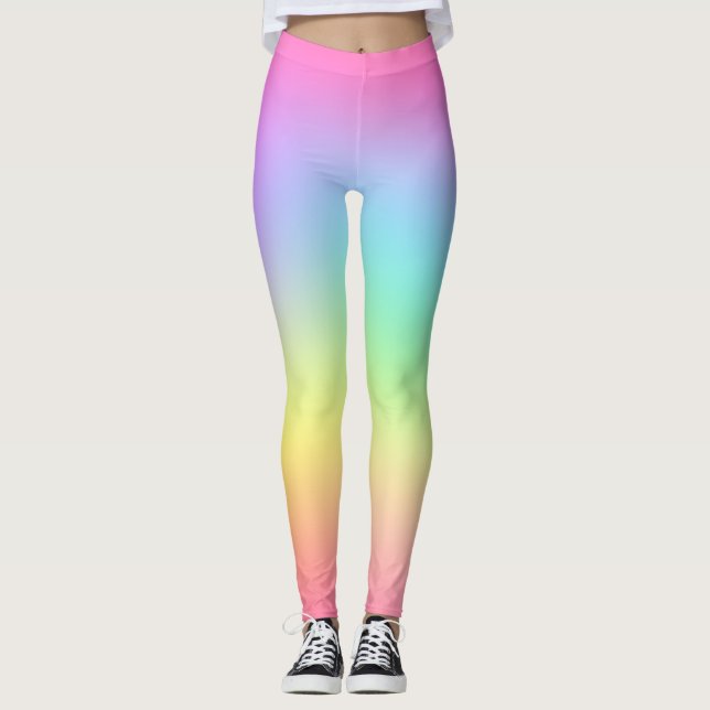 Gradient and colourful leggings (Front)