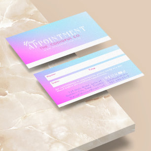 Gradient Appointment Card