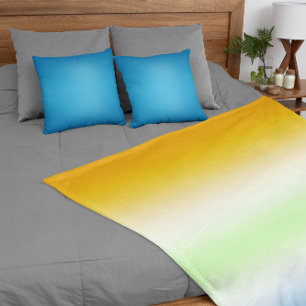  Gradient AroAce Agender Pride Fleece Blanket