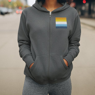 Gradient AroAce Pride Flag – Colourful AroAce Flag Hoodie